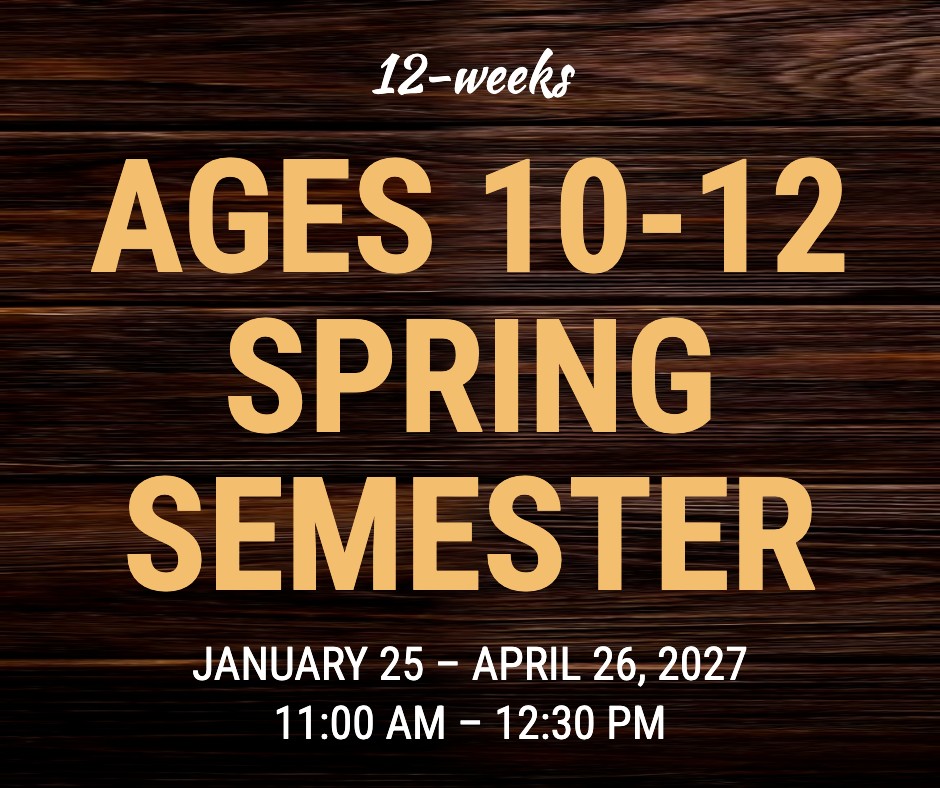 Spring 2027 Ages 10-12